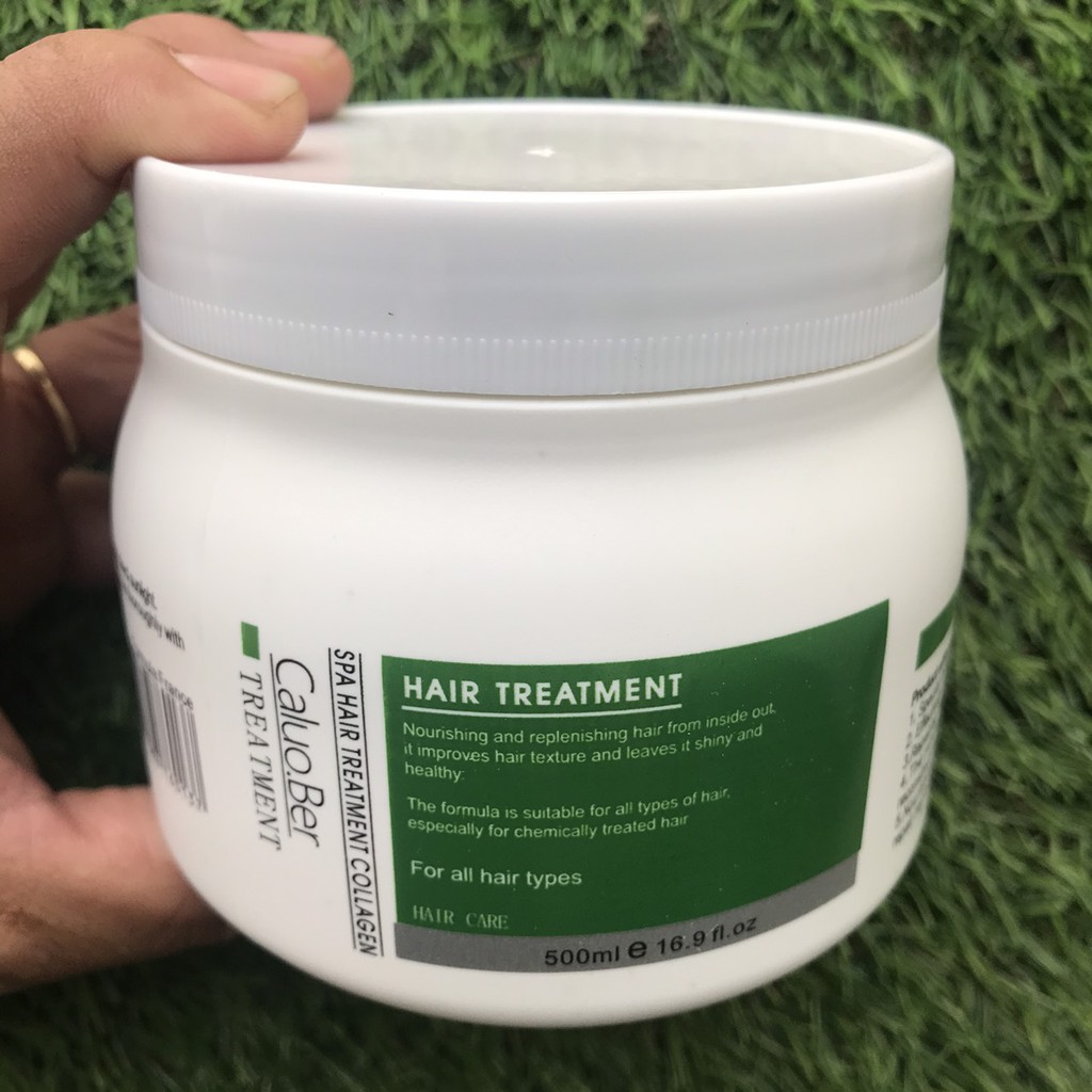 Hấp dầu siêu mượt Collagen Spa Hair Treatment Caluo.Ber 500ml