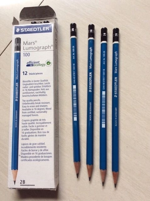 Bộ 3 cây chì đức 2b