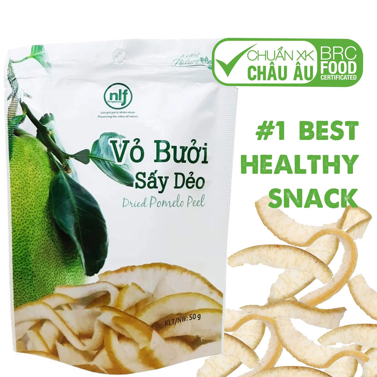 Vỏ bưởi sấy dẻo