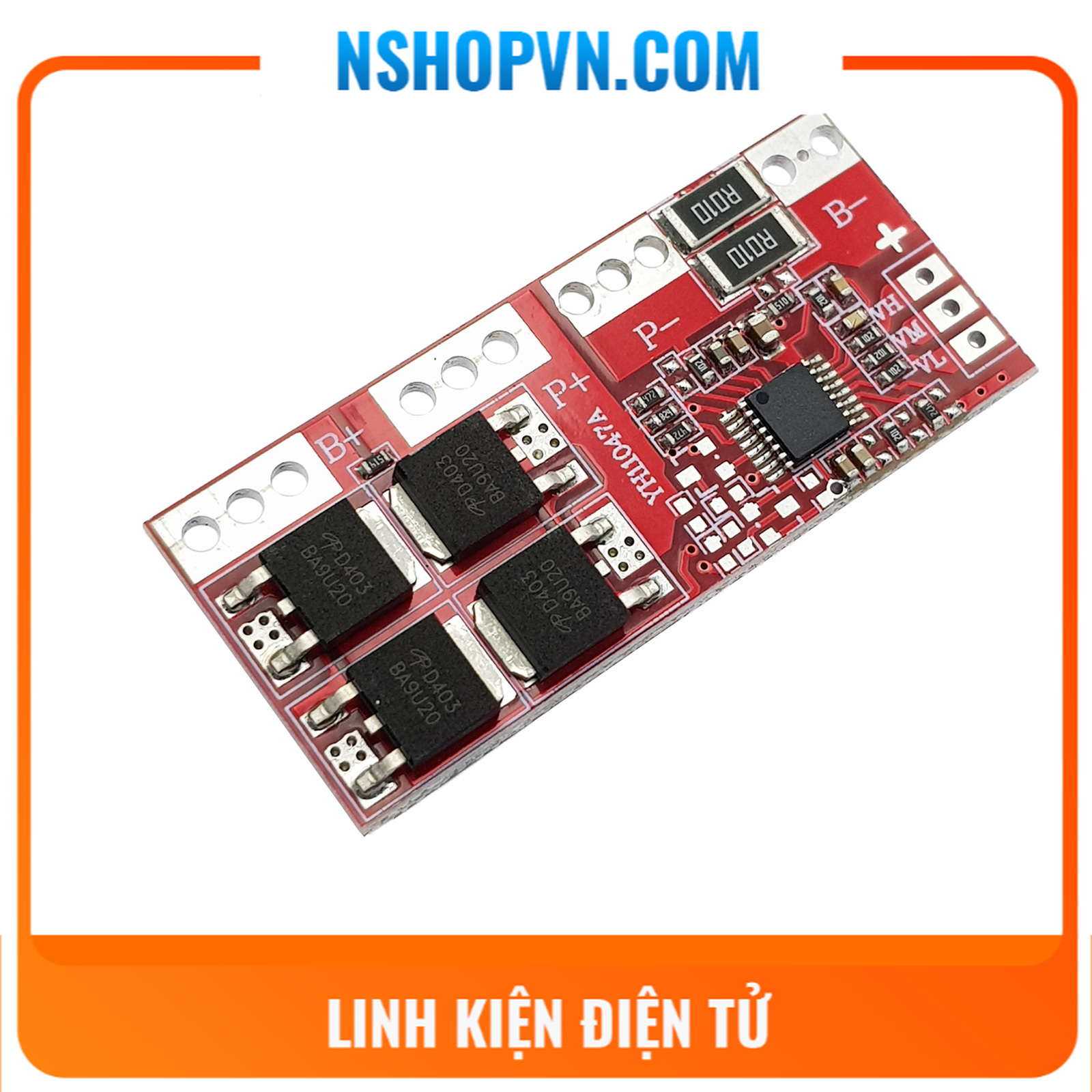 Mạch sạc và bảo vệ pin 4s 30a