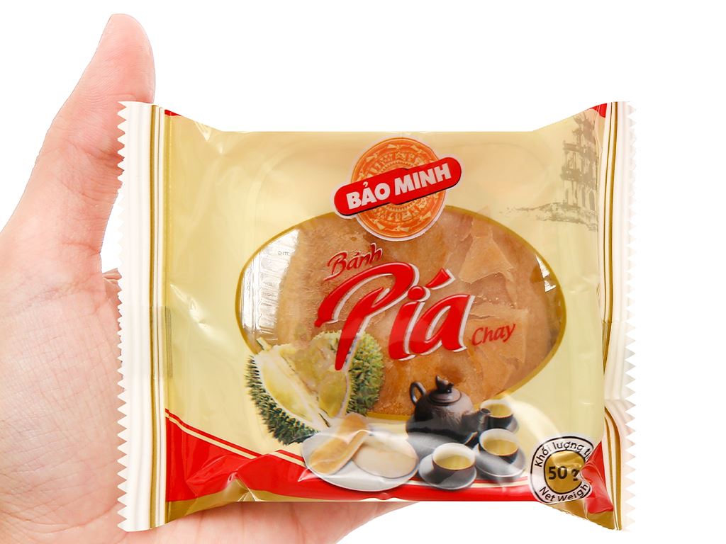 Bánh pía chay đậu xanh sầu riêng (300g)