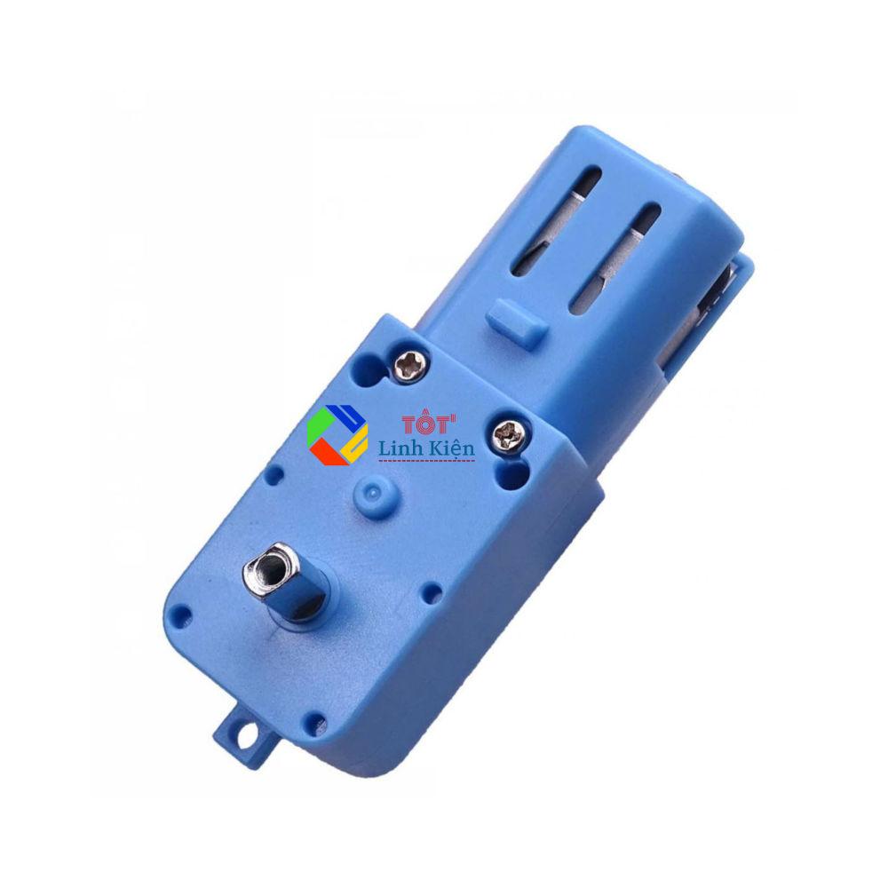 Động cơ Motor DC kèm hộp số bánh răng kim loại 1:90