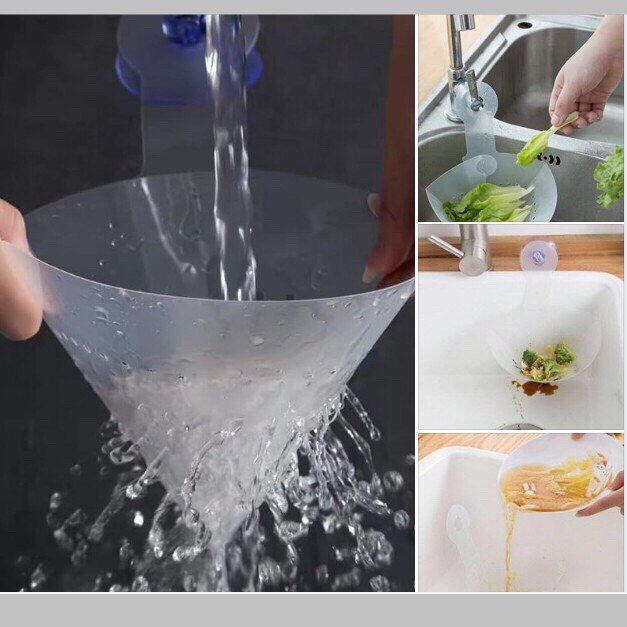Phễu nhựa lọc thức ăn thừa