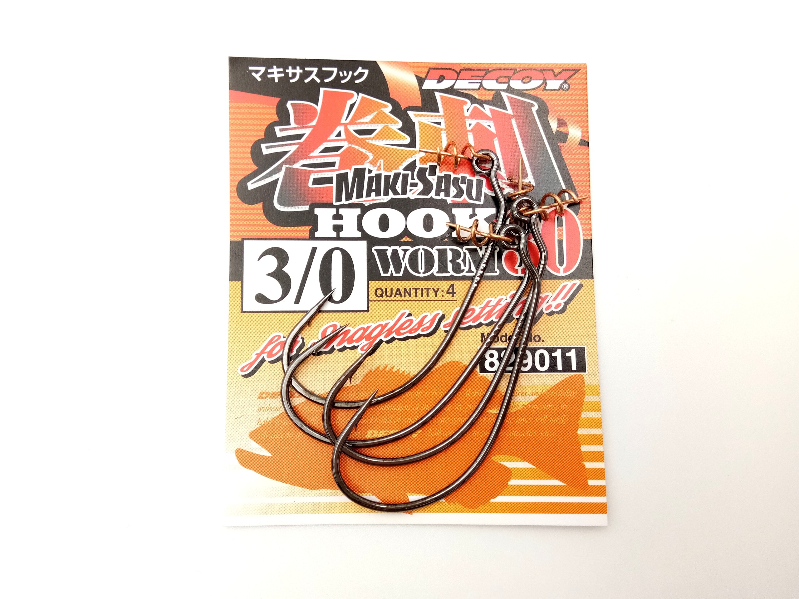 Lưỡi Decoy Maki sasu hook worm 30