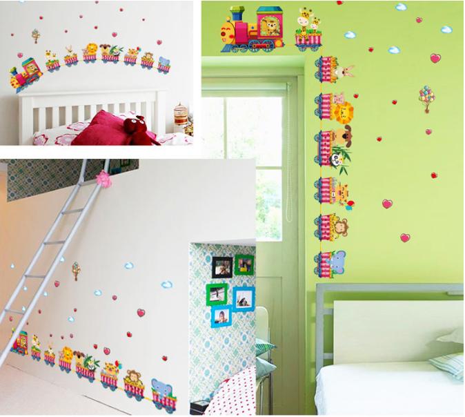 Decal trang trí Thú chơi Xe Lửa