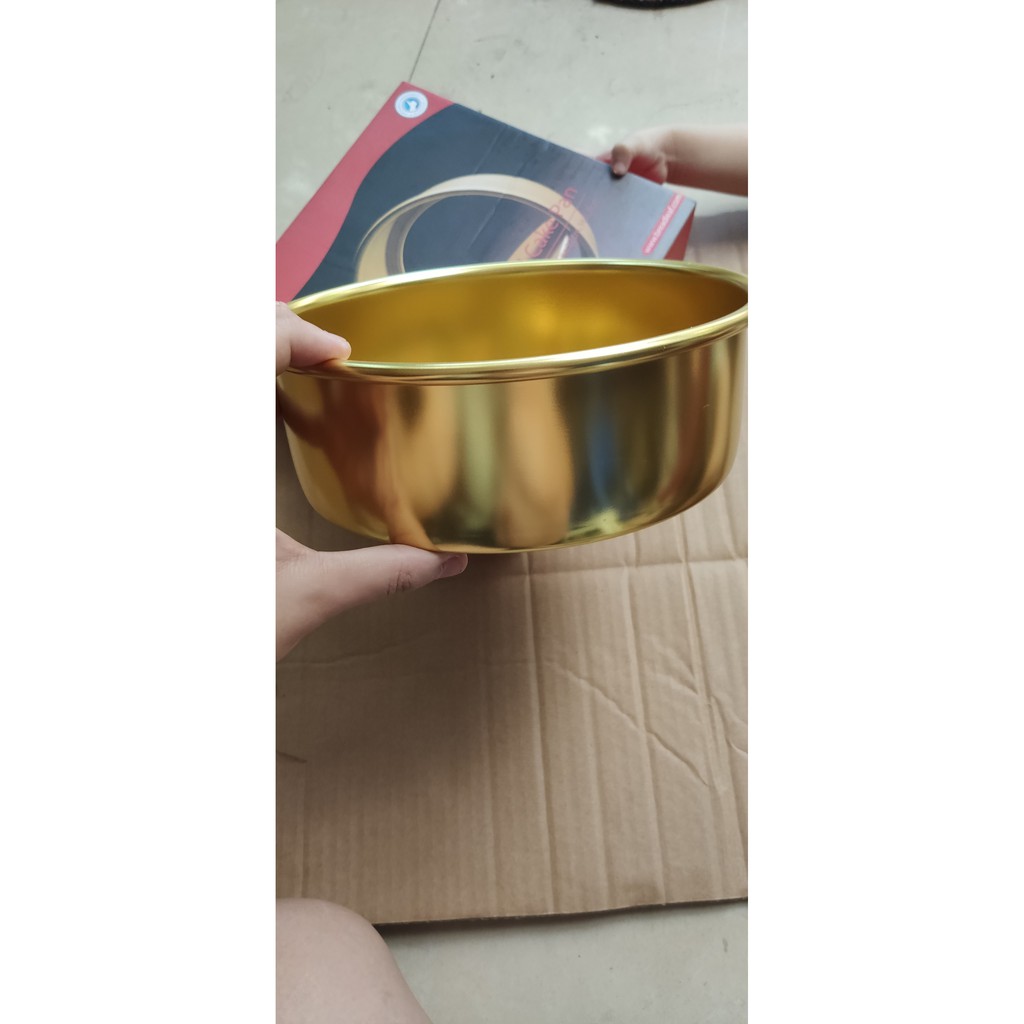 Khuôn Nhôm Vàng 8" Đế Rời Breadleaf