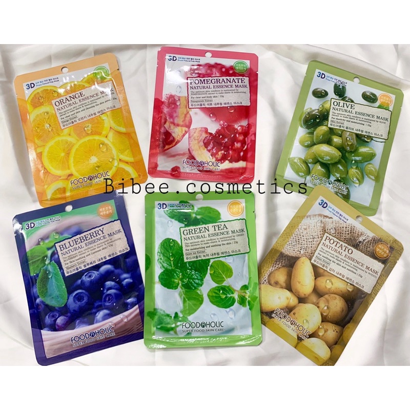 [HCM]Combo 10 mặt nạ dưỡng da Foodaholic Hàn quốc