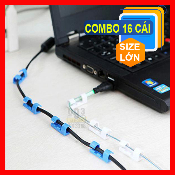 Combo 10 Kẹp Dây Điện Kẹp Đi Đường Điện