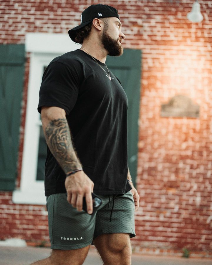 áo phông YOUNGLA basic oversize chất cotton
