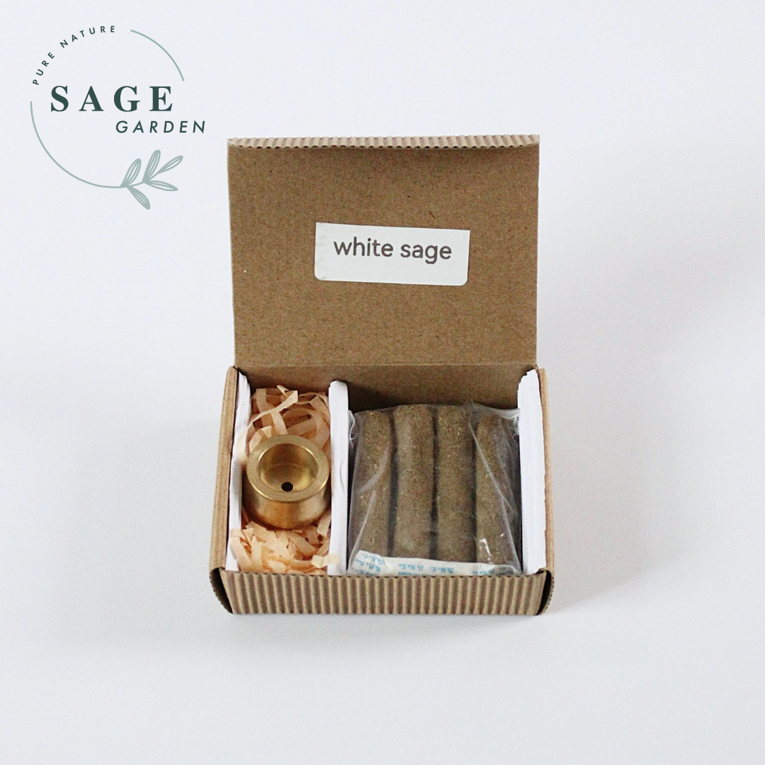 THANH HƯƠNG NÉN 5cm (Palo Santo, White Sage, Cedar)_SAGE GARDEN