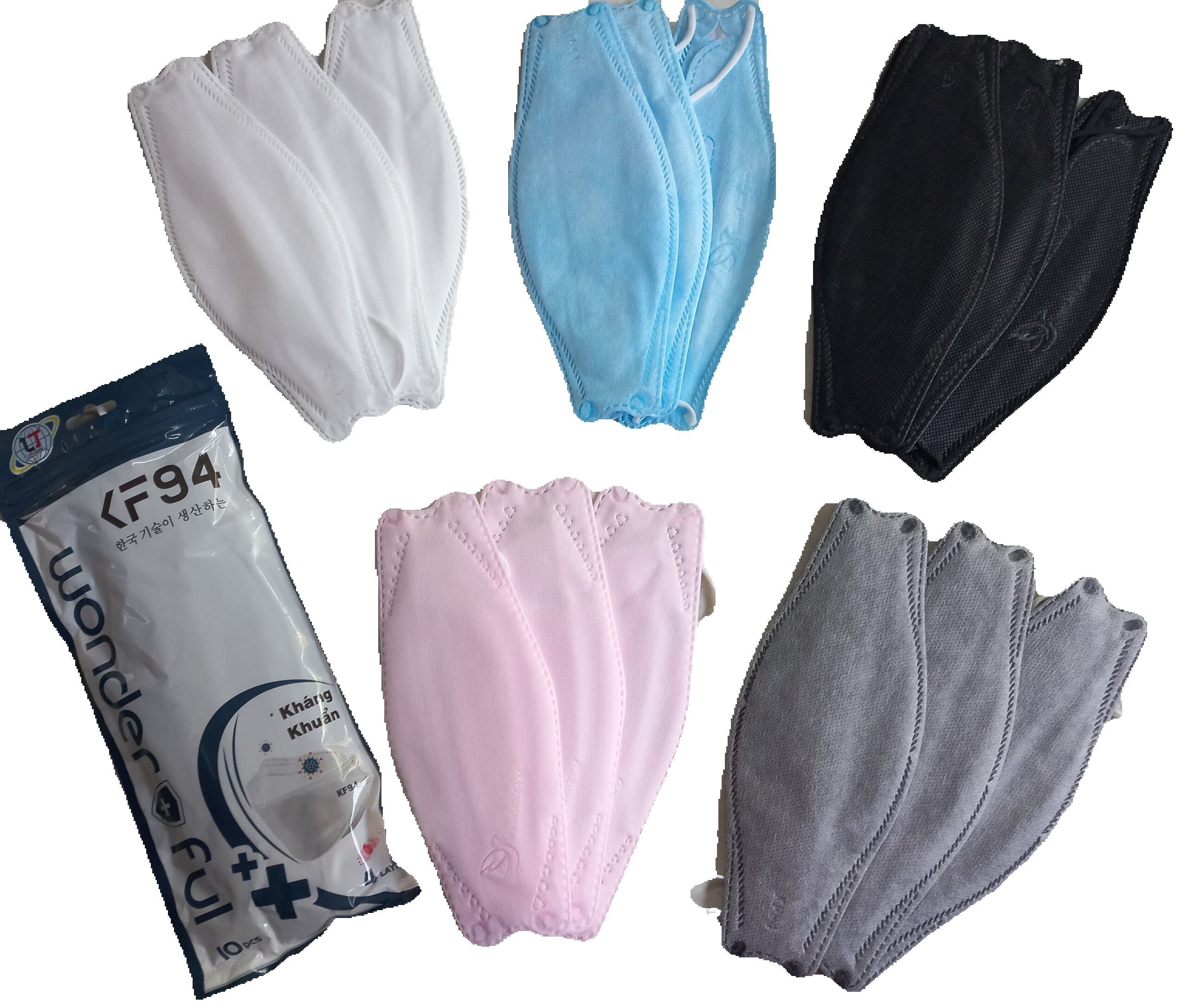 Khẩu trang 4 lớp 4D Mask KF94 - Bịch 10 cái
