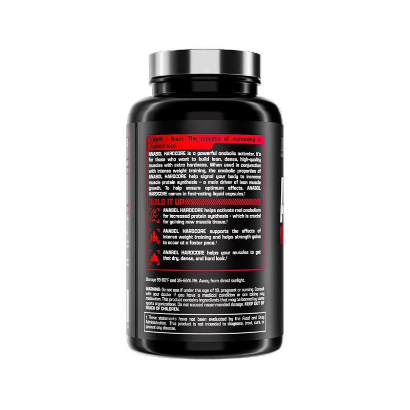 Nutrex Anabol Hardcore Thực Phẩm Hỗ Trợ Phát Triển Cơ Bắp (60 Viên)