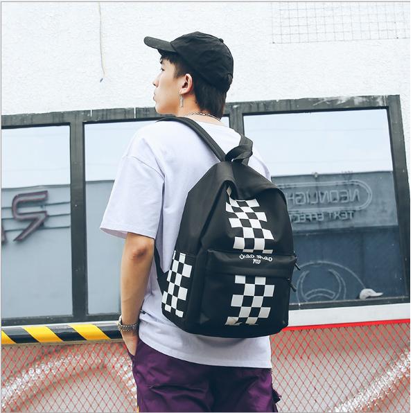 [HCM]Balo Bố Thời Trang Sọc Ô Vuông (Size 30x40cm-Ảnh Thật)