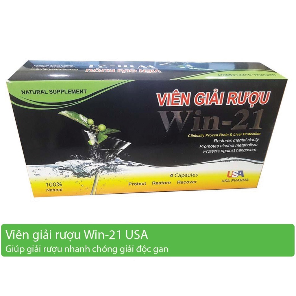 Viên giải rượu win 21