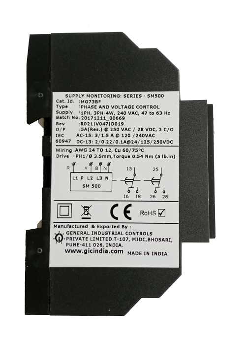 [HCM]Rơ le bảo vệ điện áp mất pha 1 pha & 3 pha-4 dây