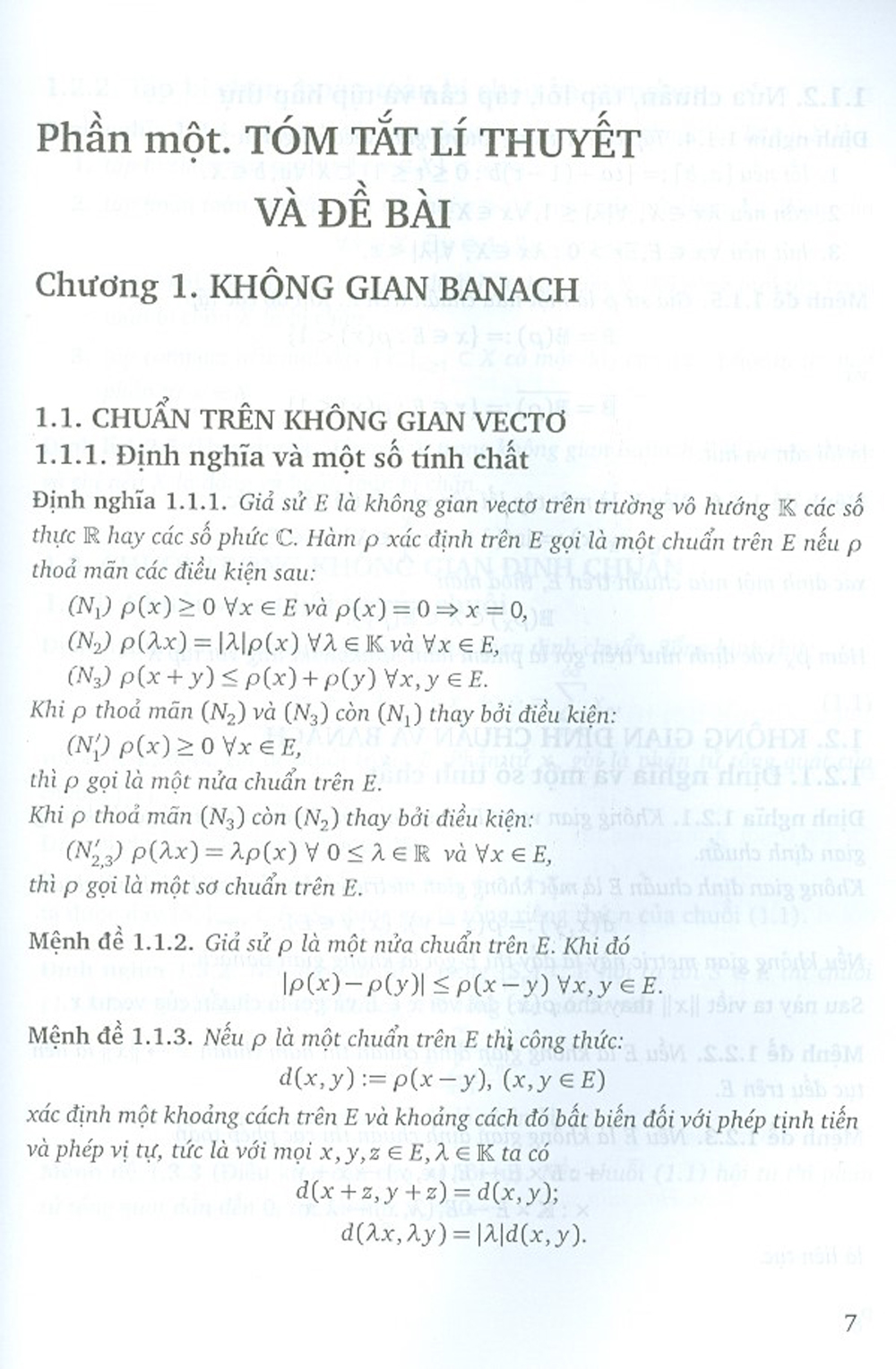 Bài Tập Giải Tích Hàm