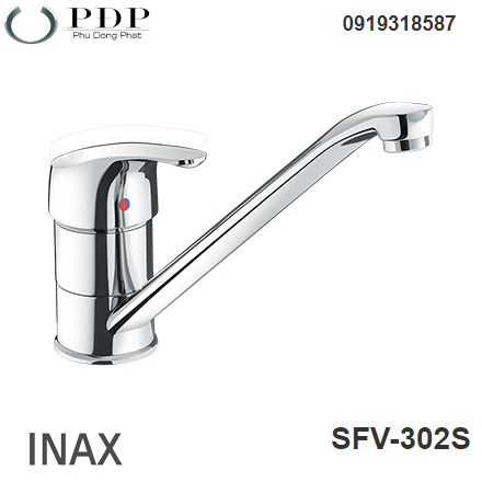 [HCM]Vòi Rửa Bát Nóng Lạnh Inax SFV-302S