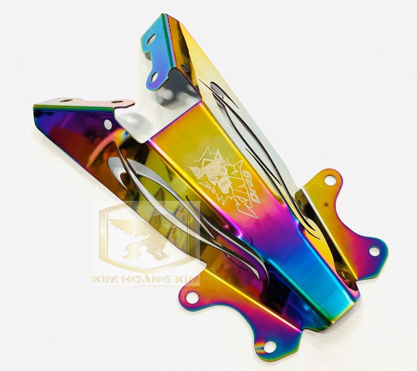 Đuôi kingdrag inox xi 7 màu titan gắn exciter 150