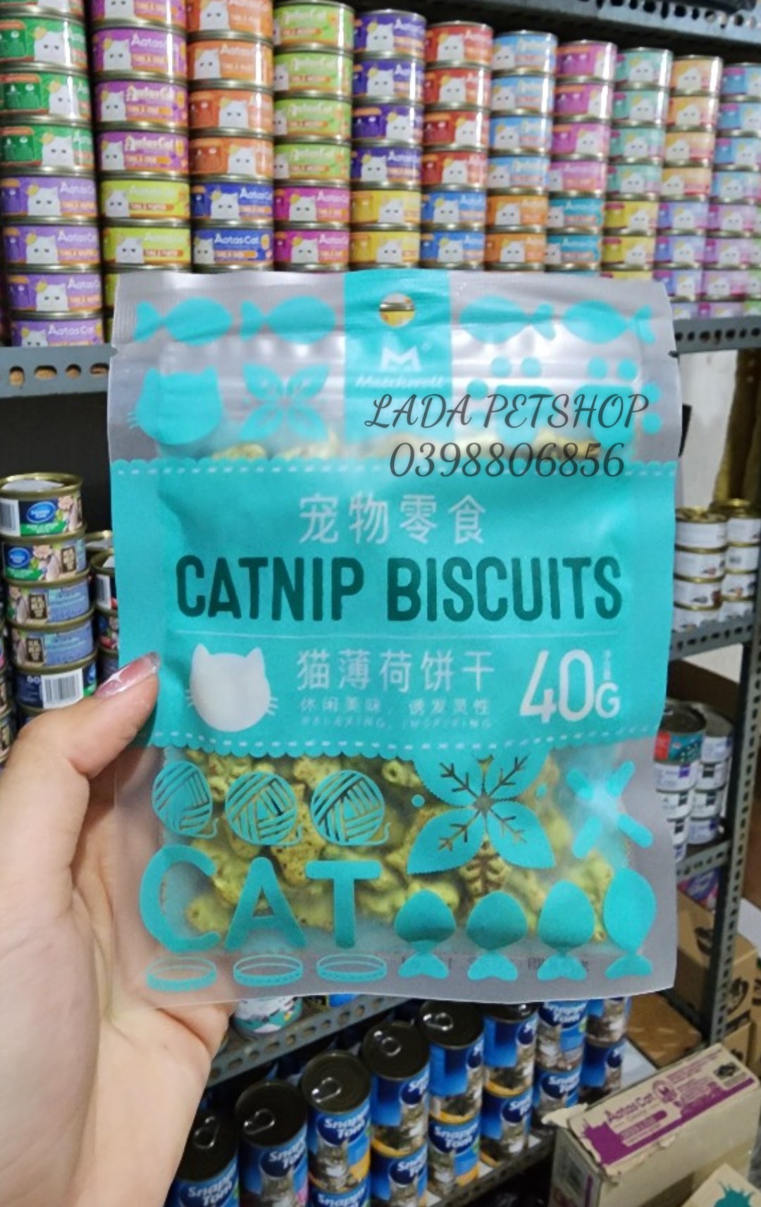 Bánh quy catnip cho mèo