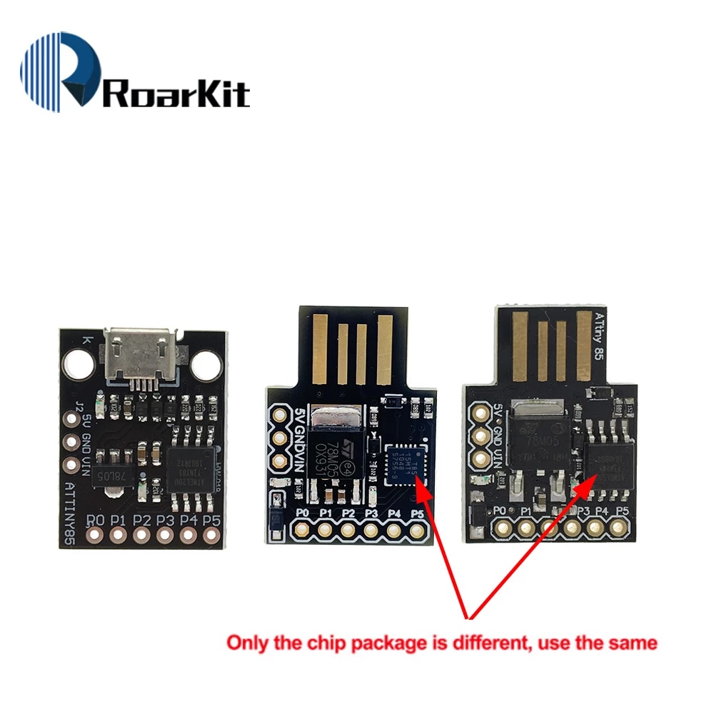 Mạch Arduino ATTiny85 USB Digispark