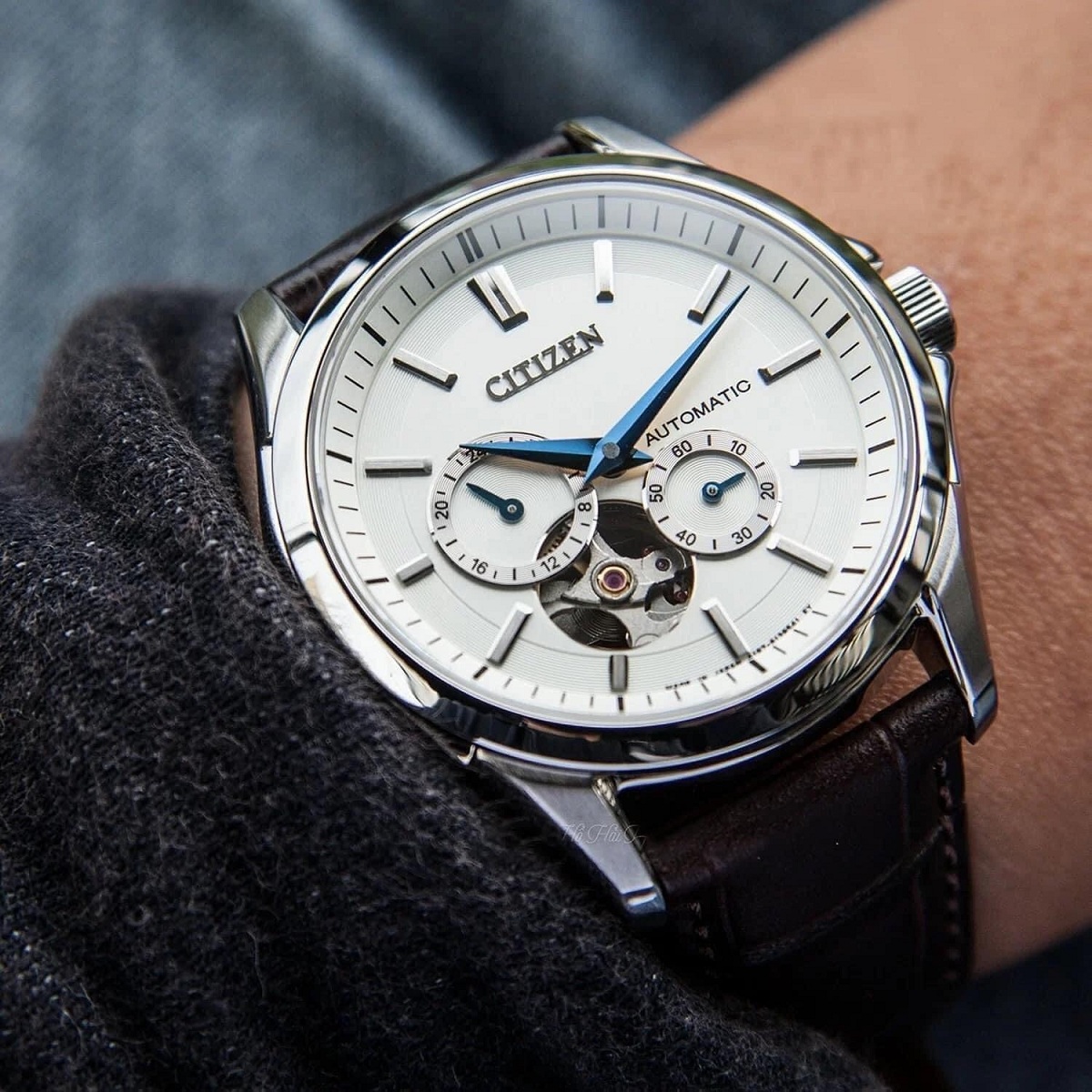 Đồng hồ nam cơ automatic Citizen máy nhật cao cấp sang trọng