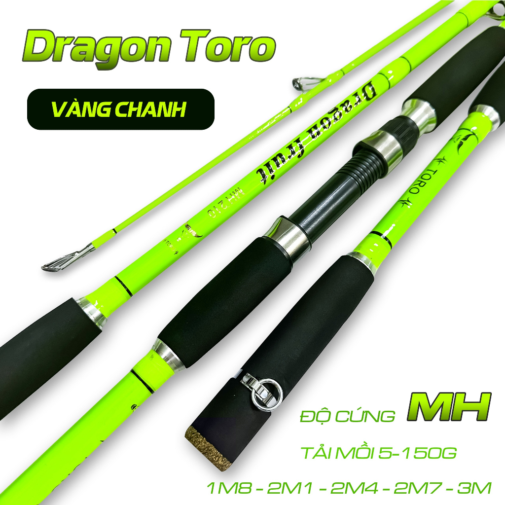 Cần câu lure máy đứng dragon toro cần câu cá cao cấp chính hãng toro đồ câu việt bắc