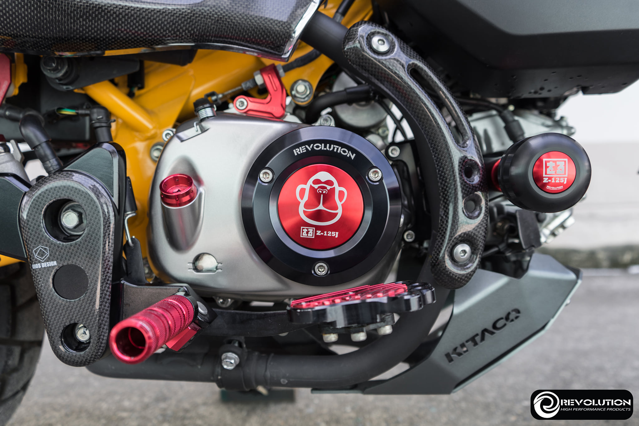 [Chính hãng]Ốp lốc máy bên phải REVOLUTION MONKEY125
