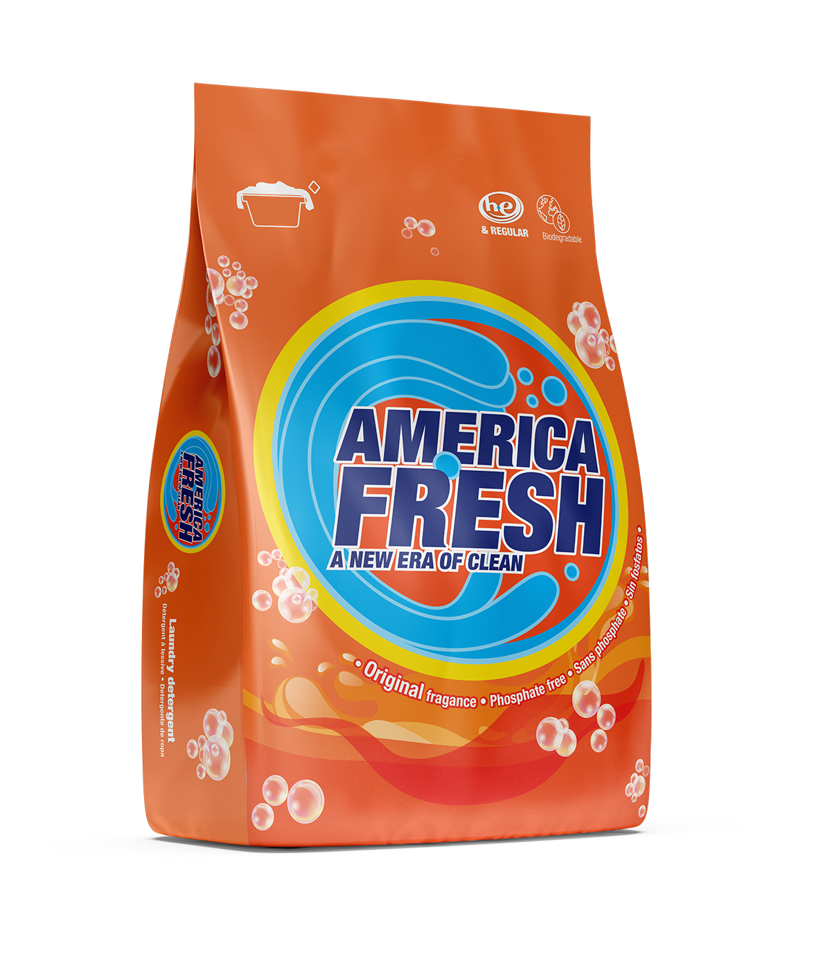 Bột giặt America Fresh 1kg của Mỹ 