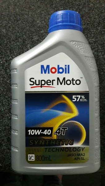 [HCM]Dầu nhớt Mobil Super Moto 10W40 800ml - Dầu nhớt Mobil