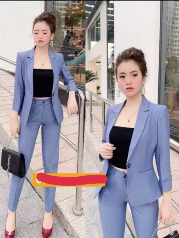 Sét bộ vest tay dài umi-QH