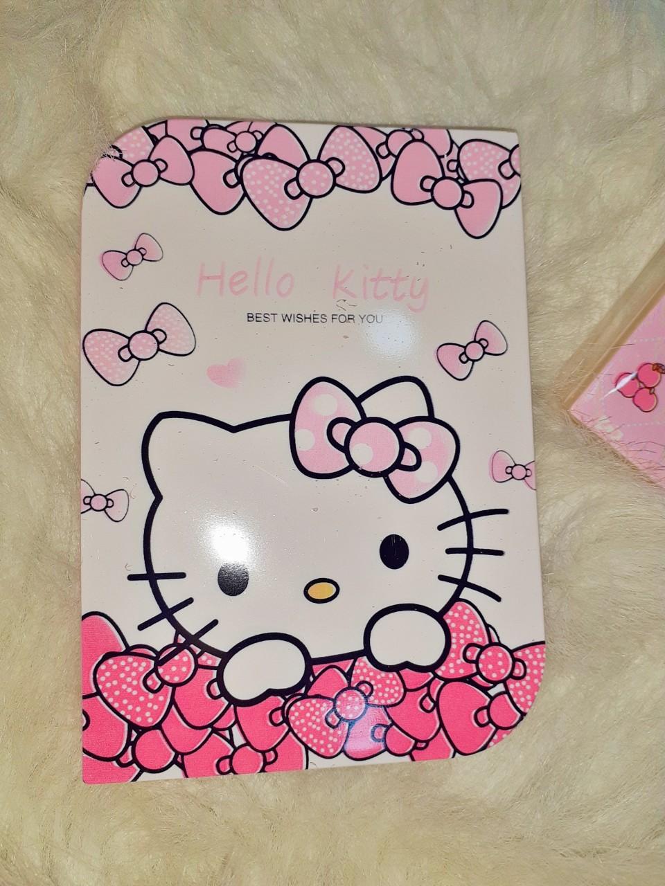 bộ gương + lược Mèo Kitty