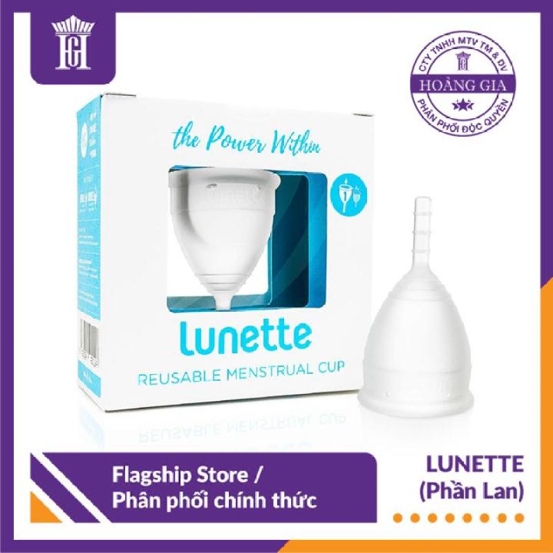 Cốc nguyệt san Lunette, Phần Lan, màu Trong suốt size 1 hộp vuông, Hàng chính hãng nhập khẩu độc quyền bởi Công ty Hoàng Gia - Lunette Menstrual Cup Clear Mode 1 for Light to normal flow nhập khẩu