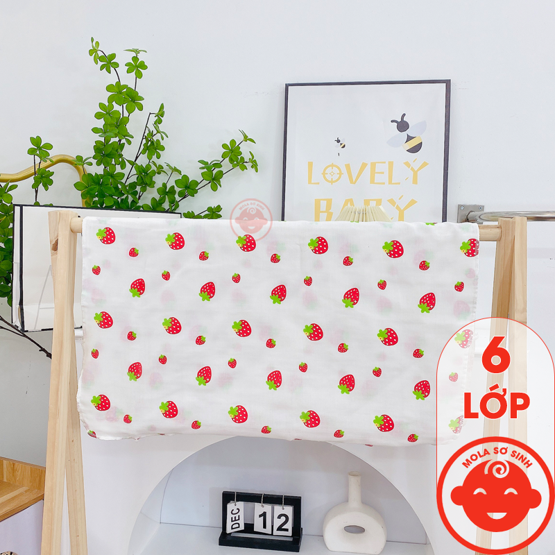 Khăn tắm xô baby xuất nhật họa tiết 2 lớp, 4 lớp, 6 lớp cho bé