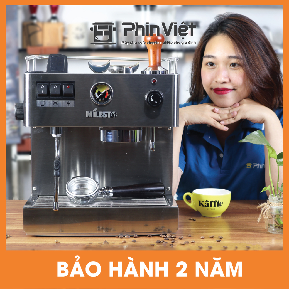 Máy pha cà phê espresso chuyên nghiệp Milesto EM19
