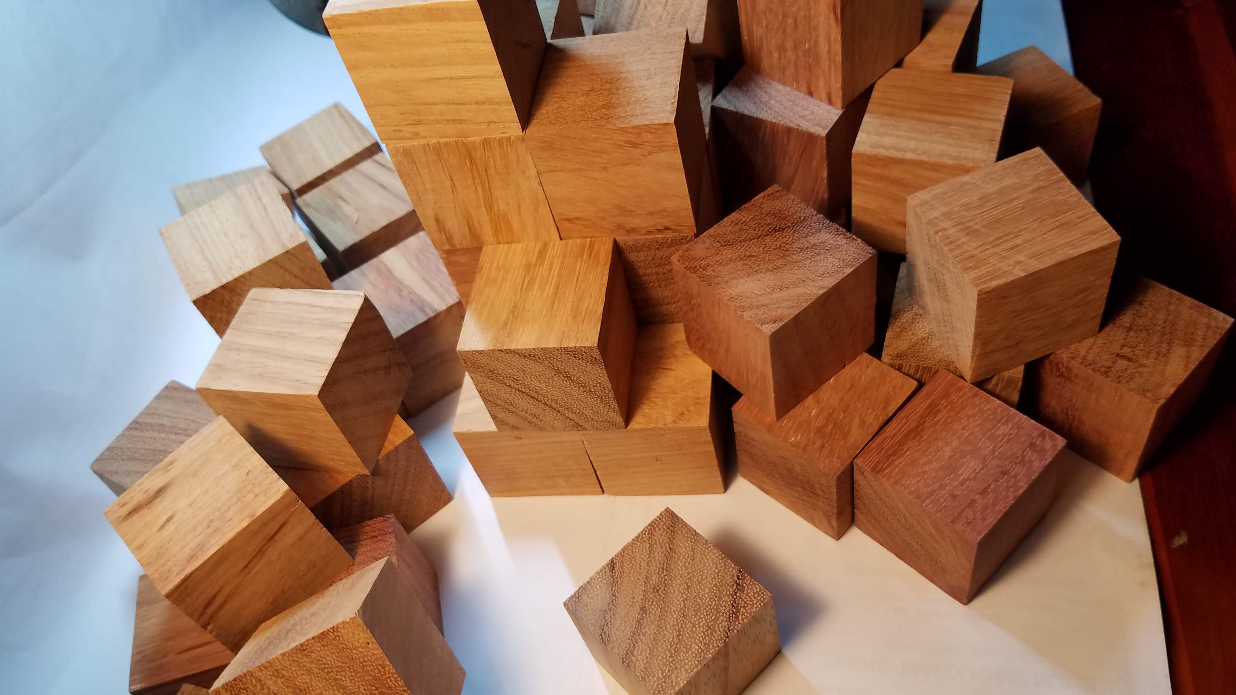 50 khối gỗ lập phương /cube 3 cm