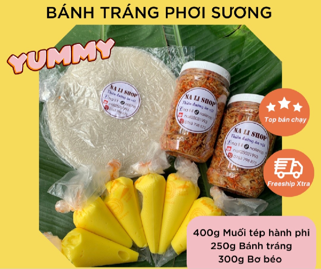 COMBO BÁNH TRÁNG PHƠI SƯƠNG SIÊU HỜI