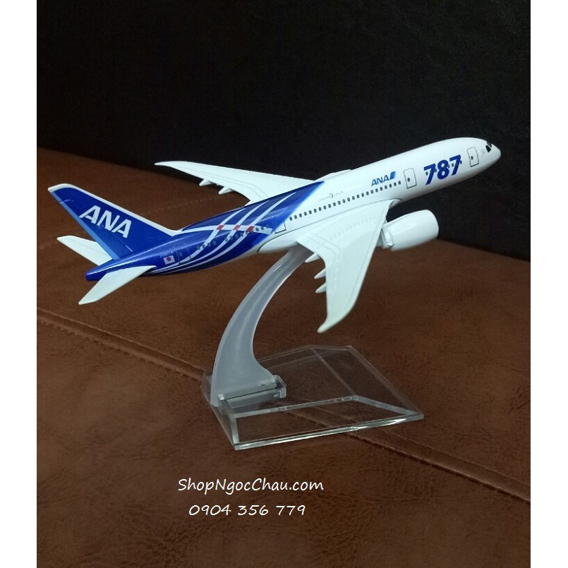Mô hình máy bay tĩnh B787 Ana Airlines 16cm