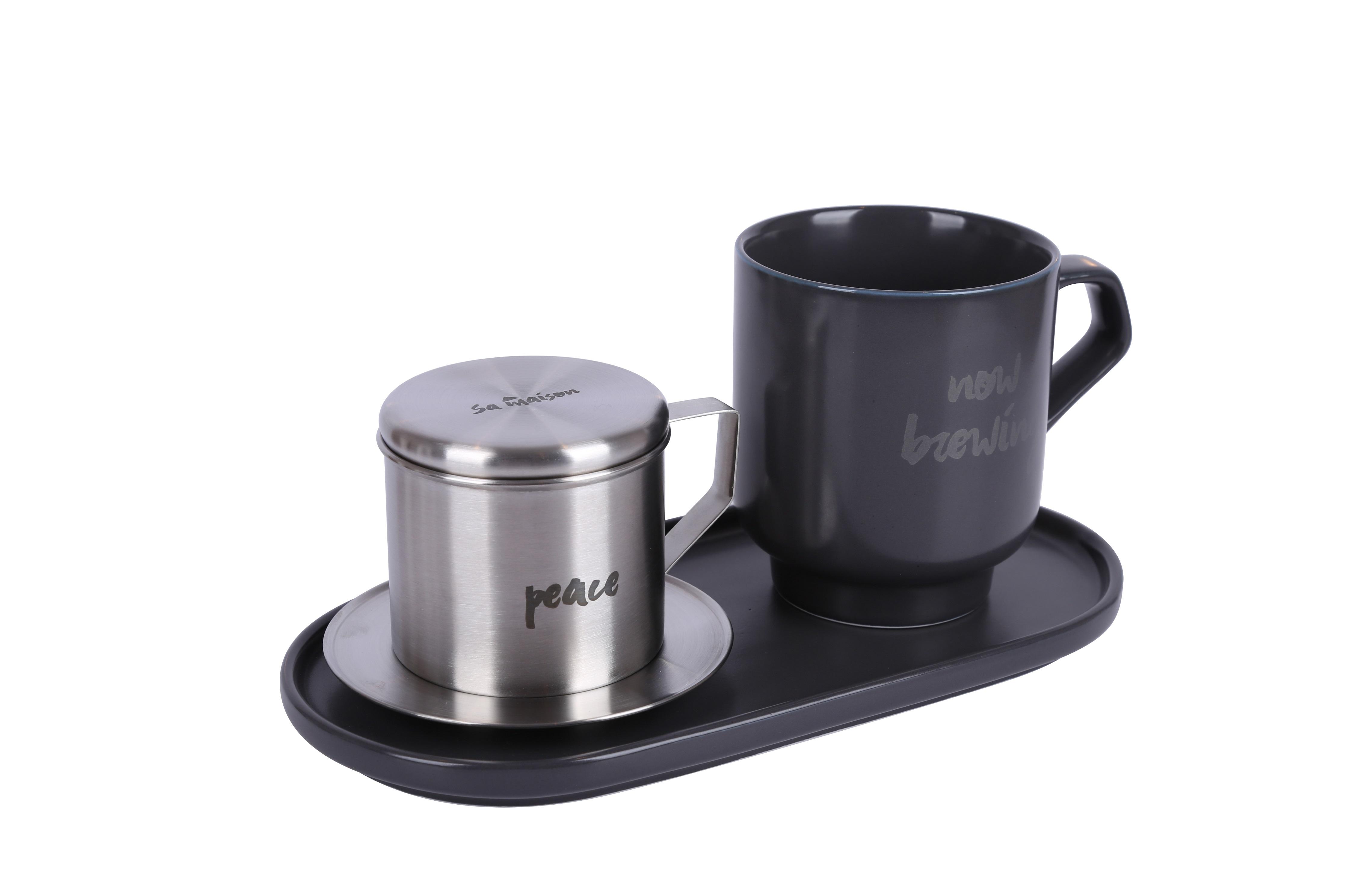 Phin café Sa Maison Peace, chất liệu inox không gỉ