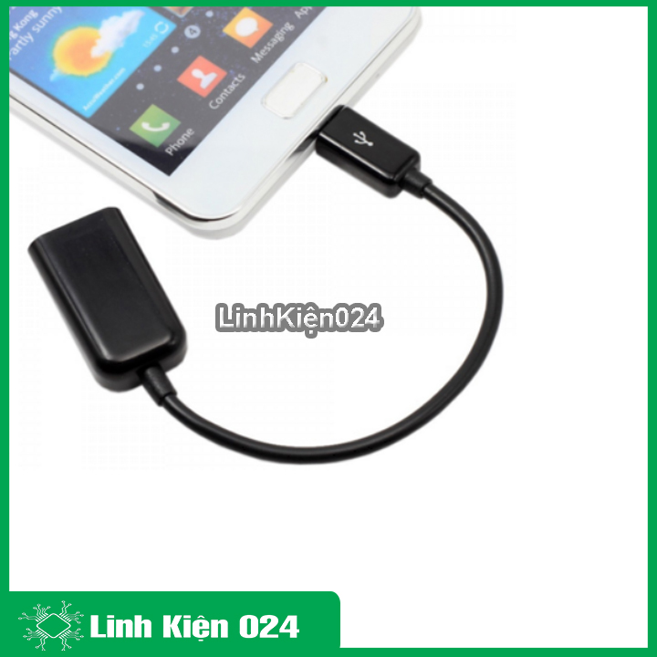 (XẢ HÀNG) Cáp OTG USB Cái-MicroUSB ( Kết nối điện thoại với USB, Chuột, Tay Game... )
