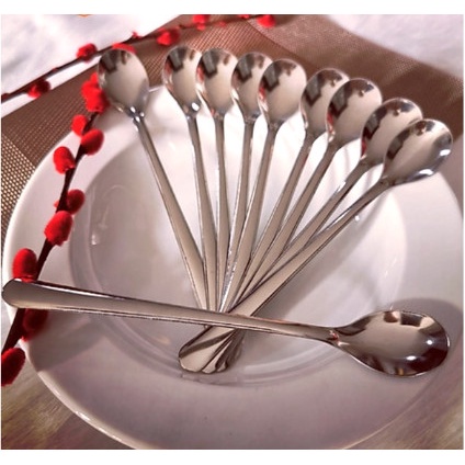 Bộ 10 muỗng cà phê inox dài 18.5cm