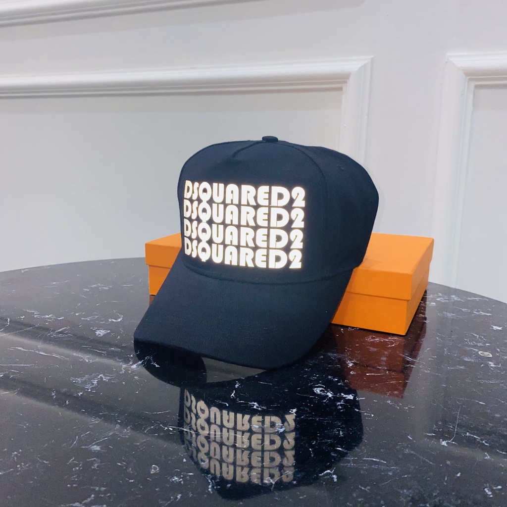 [TRÙM MŨ]Mũ lưỡi trai Phản quang-Phát sáng DSQUARED2-Nón in logo phong cách thể thao, thời trang giới trẻ năng động,VP44