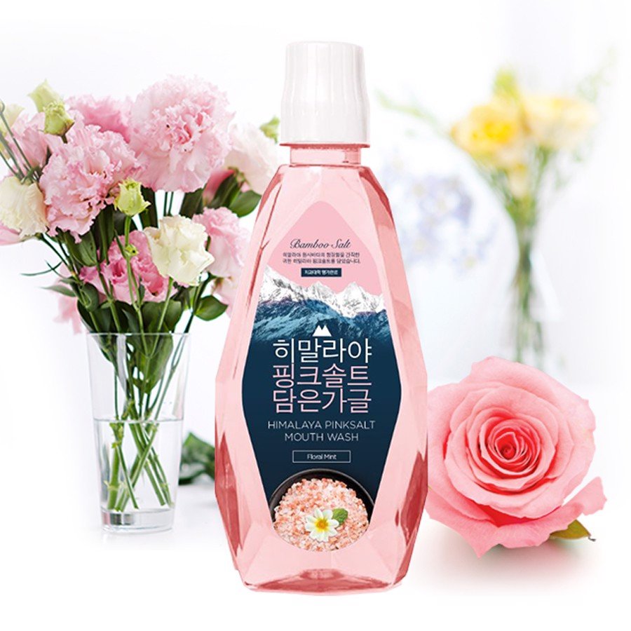[HCM]320ML- NƯỚC SÚC MIỆNG MUỐI HỒNG HIMALAYA HÀN QUỐC