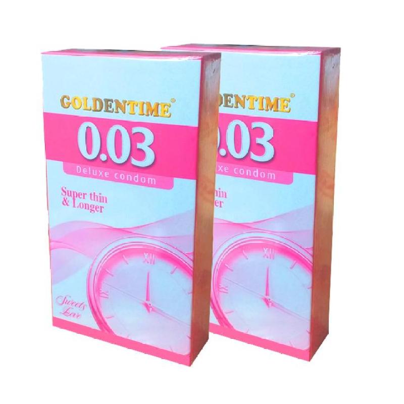 bao cao su Goldentime Siêu Mỏng Kéo Dài 24 bcs