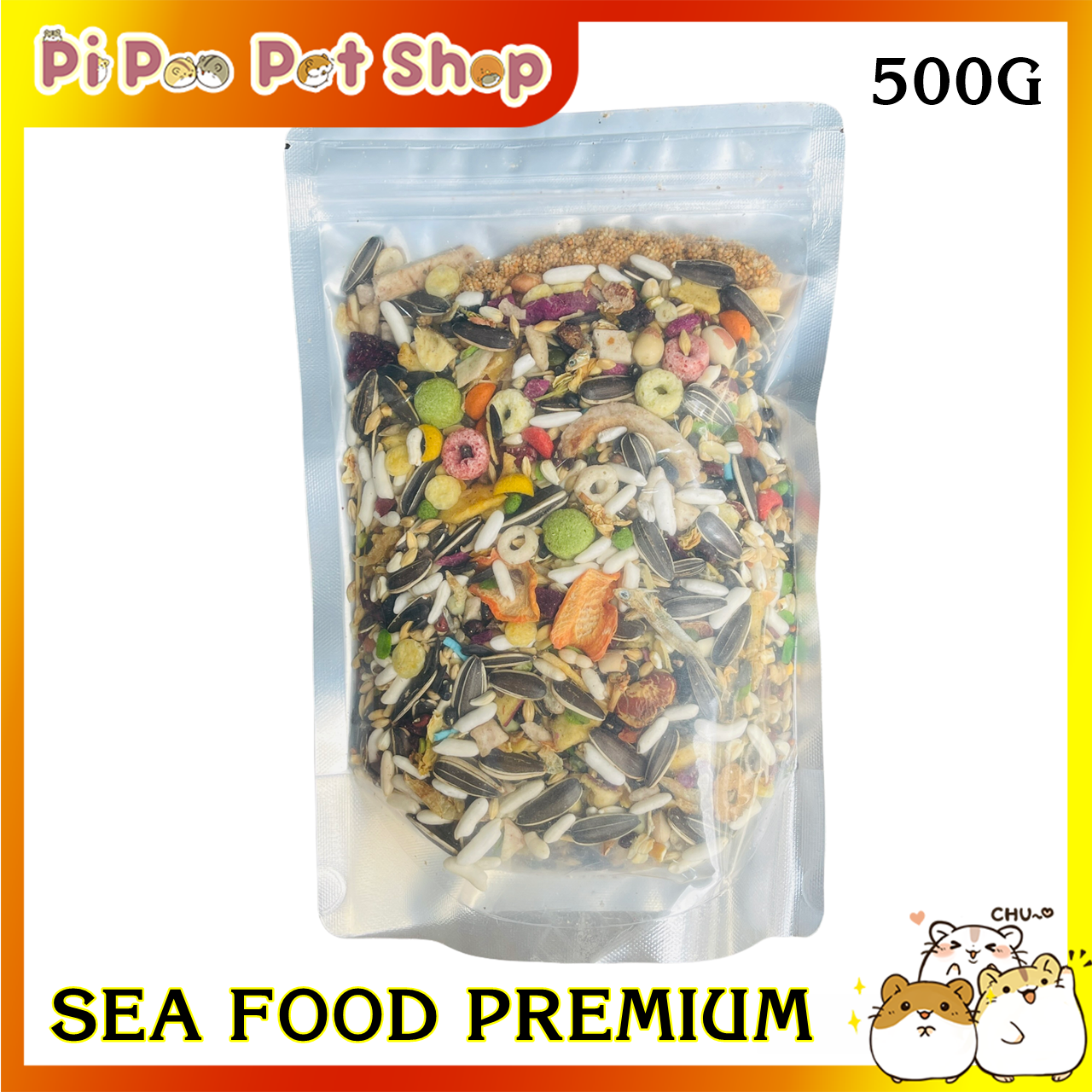 Thức ăn hải sản cho Hamster - Loại cao cấp