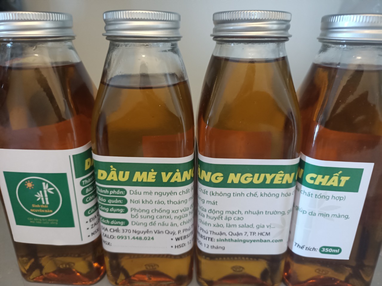 DẦU MÈ RANG NGUYÊN CHẤT 350ML