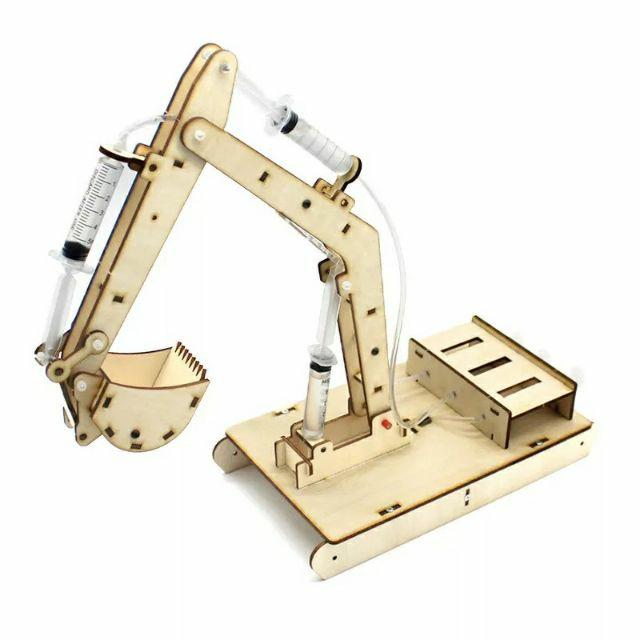 Đồ chơi lắp ghép Máy Xúc Thủy Lực 3D DIY