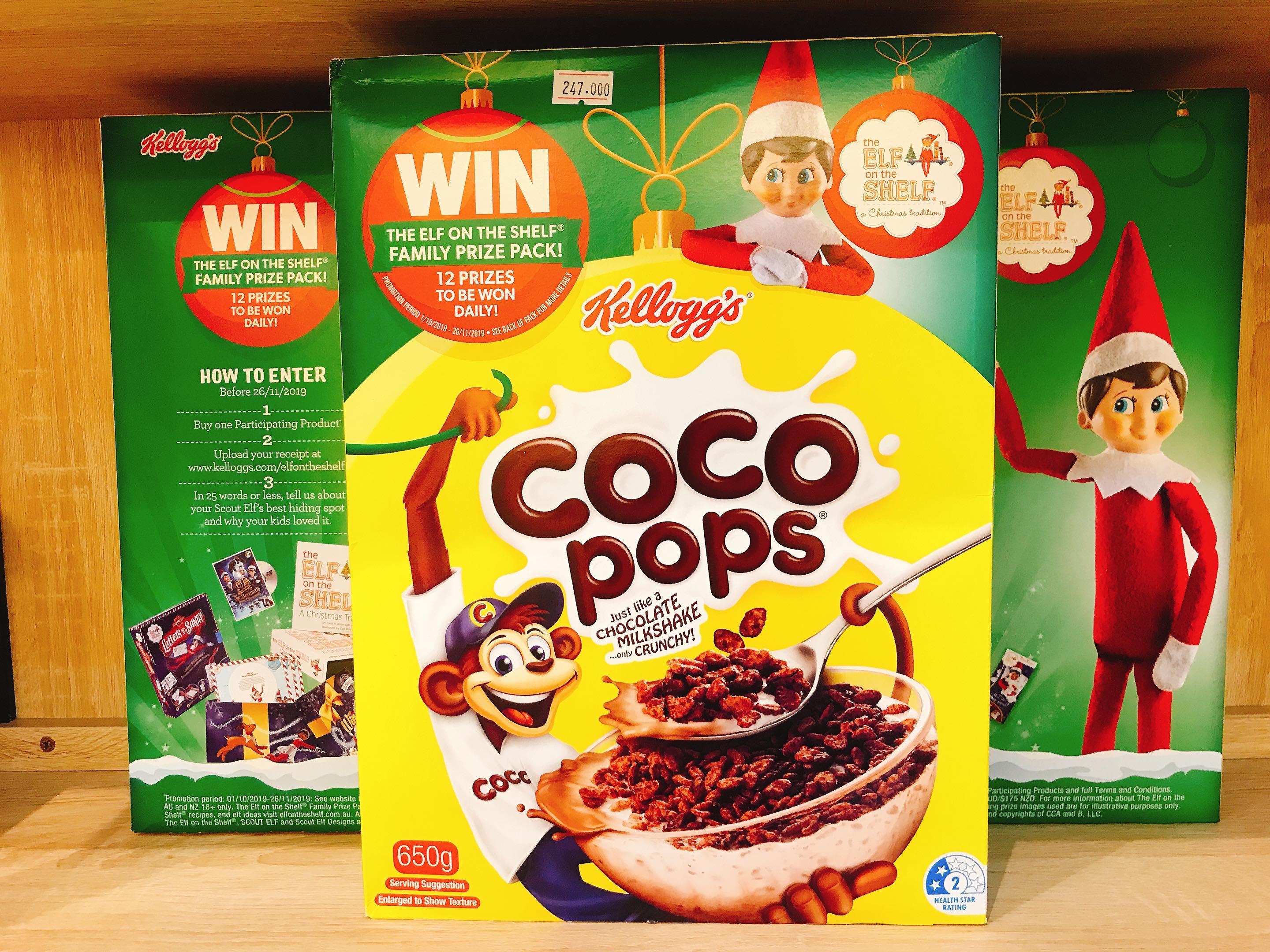 Ngũ cốc Kelloggs Coco Pops 650g của Úc