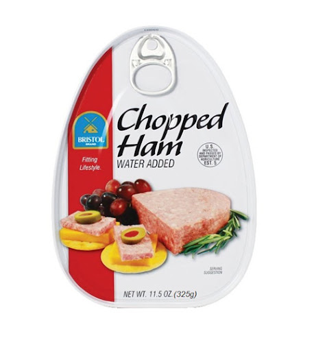 Thịt hộp Mỹ Thịt Bristol Chopped Ham 325g ( loại băm nhỏ)
