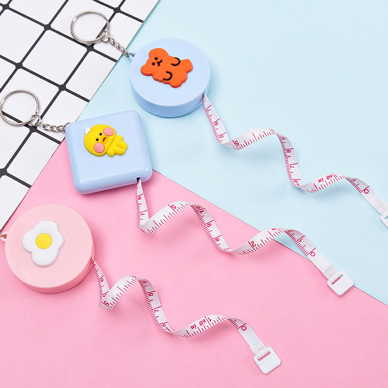 Thước dây cuộn rút tự động bằng nút bấm nhiều mẫu dễ thương cute TooYoo TY0092