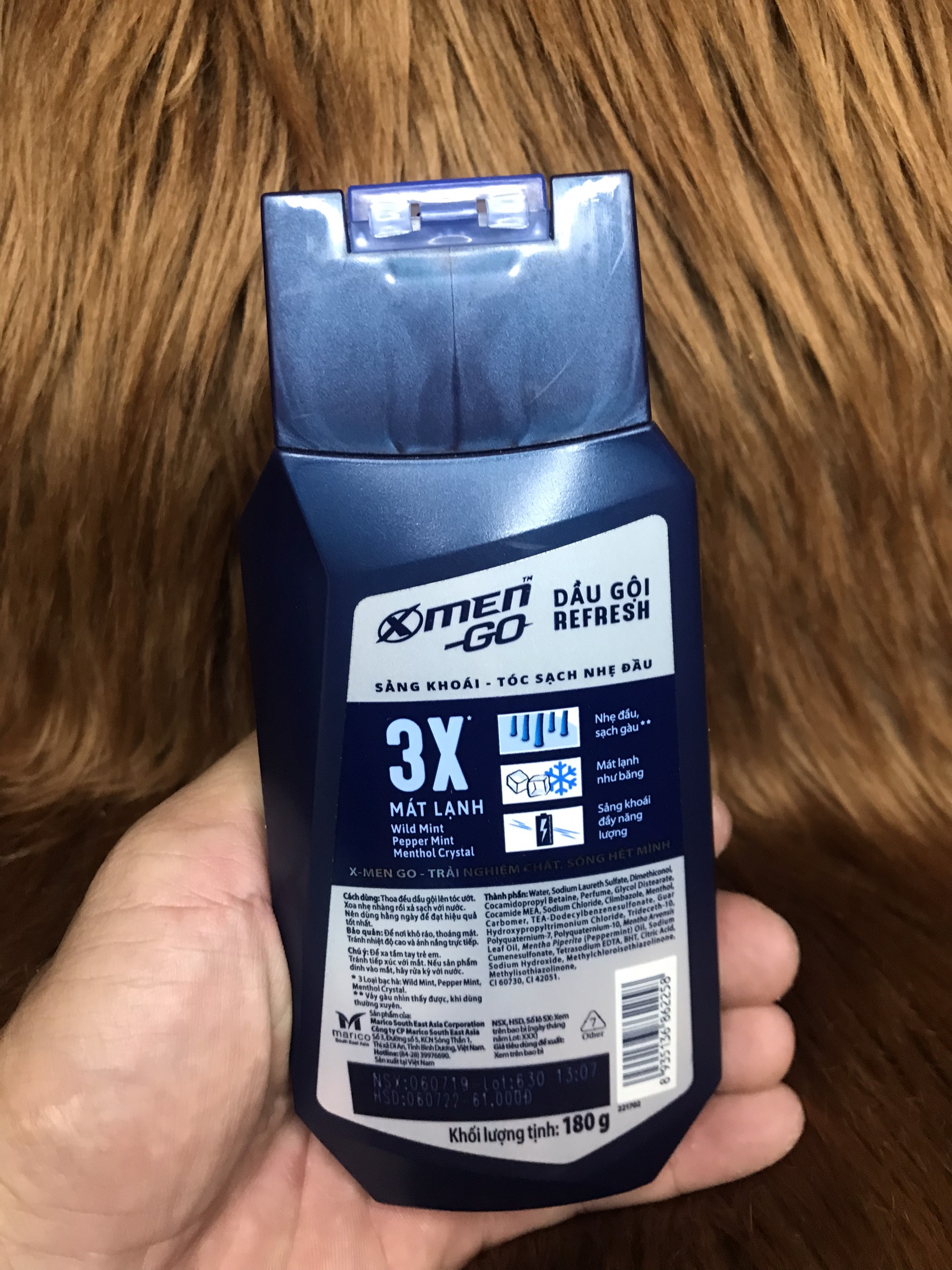 Dầu gội Xmen Go Refresh 180ml